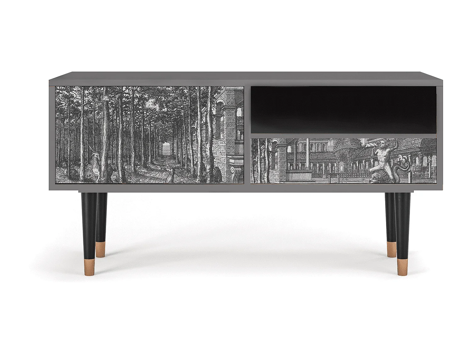 TV-Möbel - 115х59х48 cm - T3 - View of the Piazza, Sand