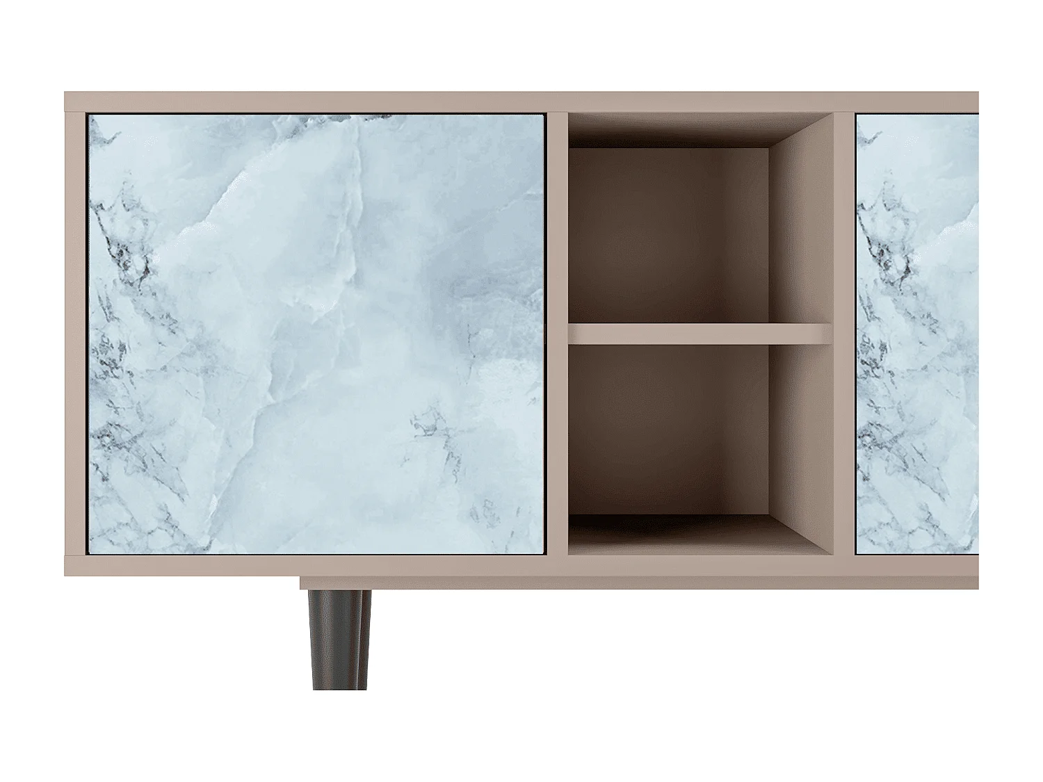 TV-Möbel - 150х69х41 cm - T5 - Glacial Colour, Latte