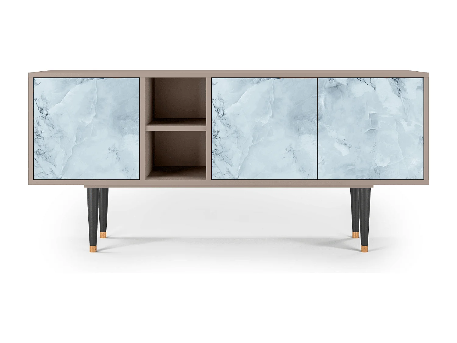 Meuble TV - 150х69х41 cm - T5 - Glacial Colour, Latte