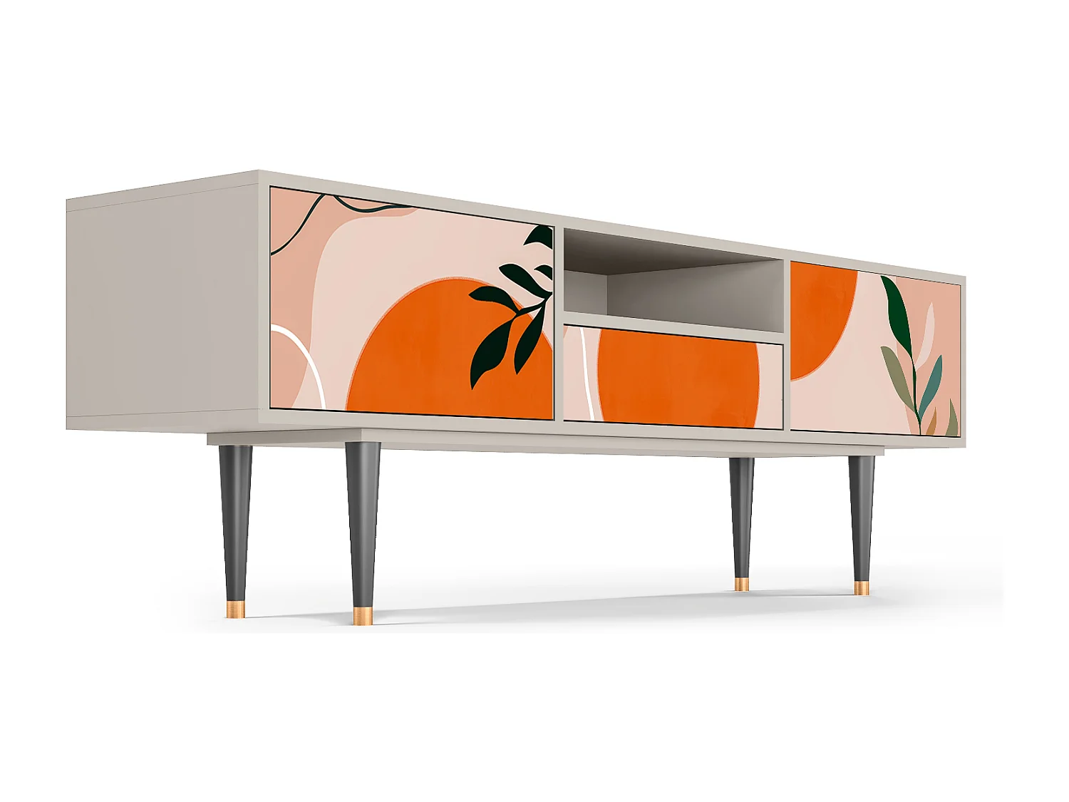 Meuble TV - 170х59х41 cm - T6 - Artwork, Sable