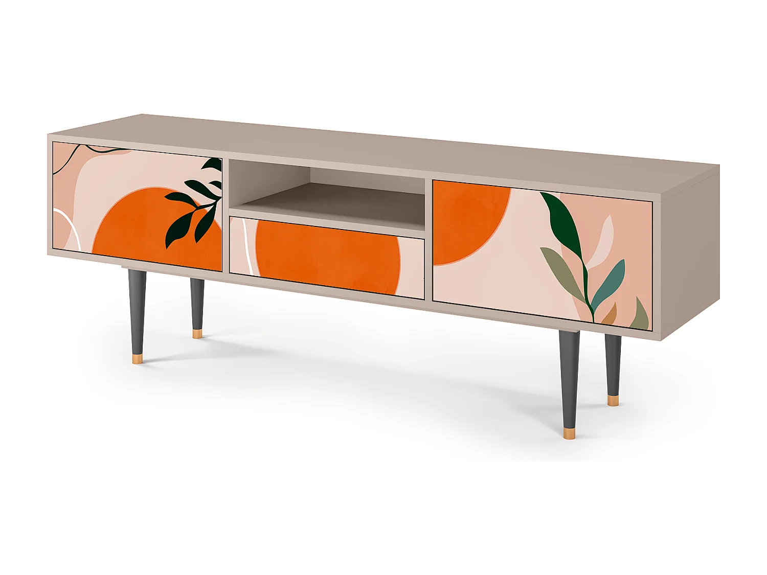 Meuble TV - 170х59х41 cm - T6 - Artwork, Sable