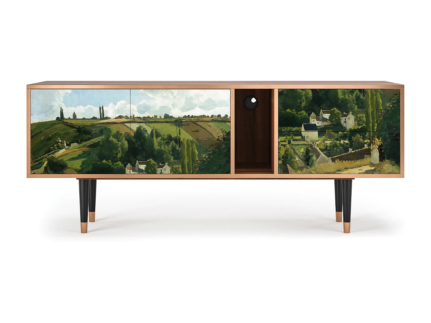 Meuble TV - 170х69х48 cm - T1 - Jalais Hill by Pissarro, Noyer