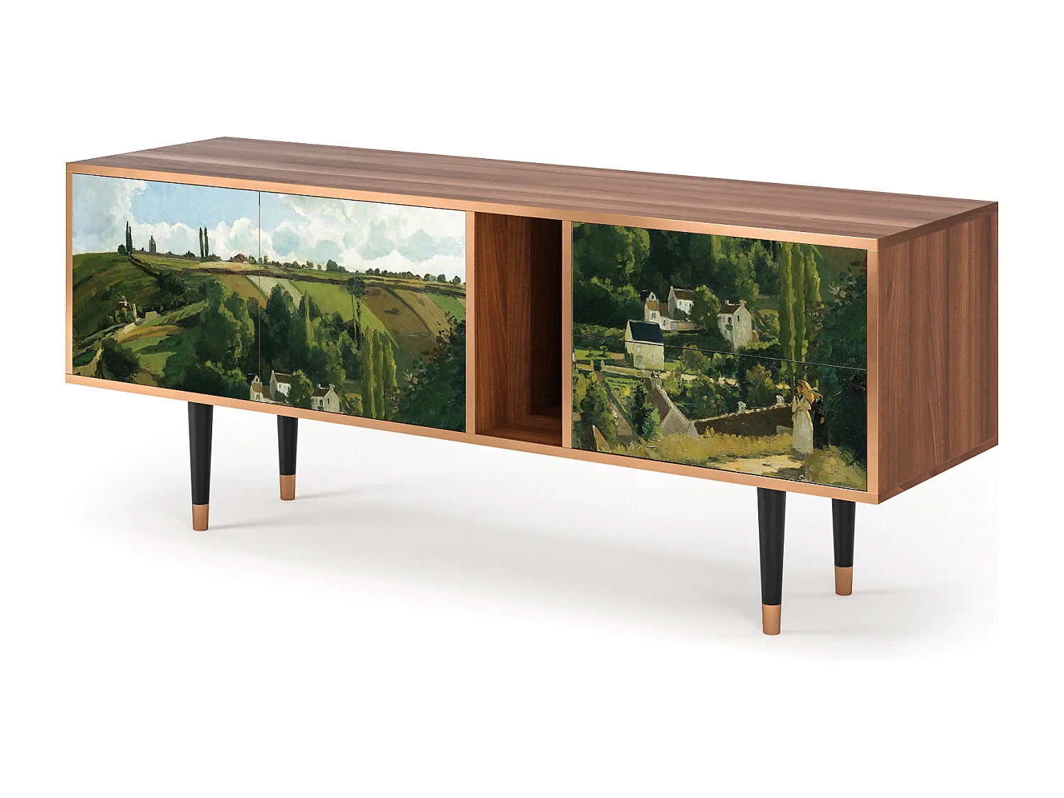 Meuble TV - 170х69х48 cm - T1 - Jalais Hill by Pissarro, Noyer