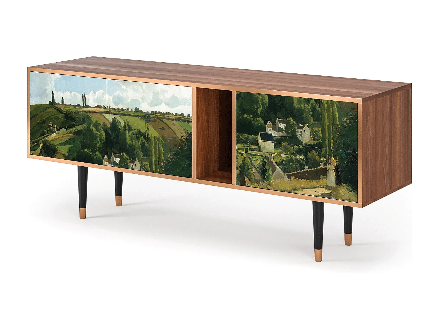 Meuble TV - 170х69х48 cm - T1 - Jalais Hill by Pissarro, Noyer