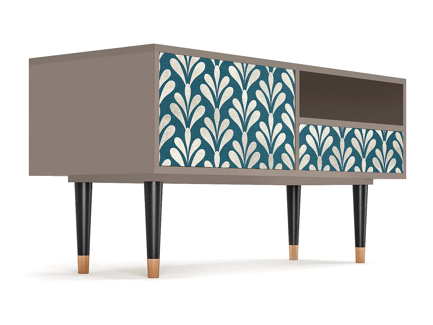 TV-Möbel - 115х59х48 cm - T3 - Milky Tears, Latte