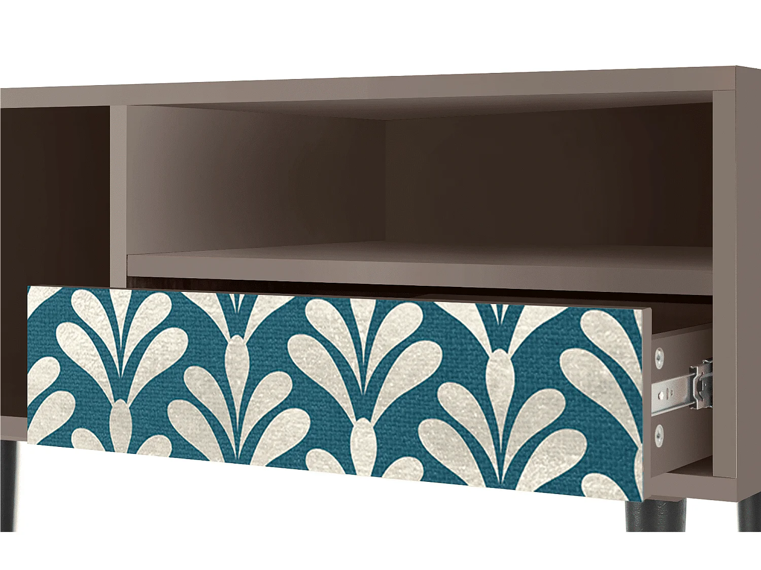 TV-Möbel - 115х59х48 cm - T3 - Milky Tears, Latte