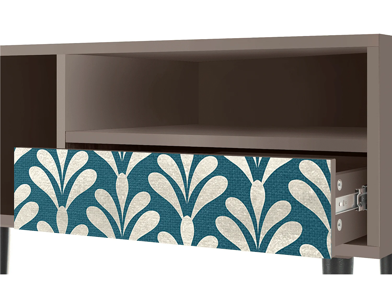 Mobile TV - 115х59х48 cm - T3 - Milky Tears, Latte