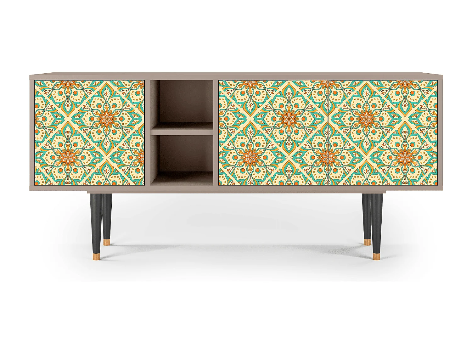 Mobile TV - 150х69х41 cm - T5 - Hindu Daisy, Latte