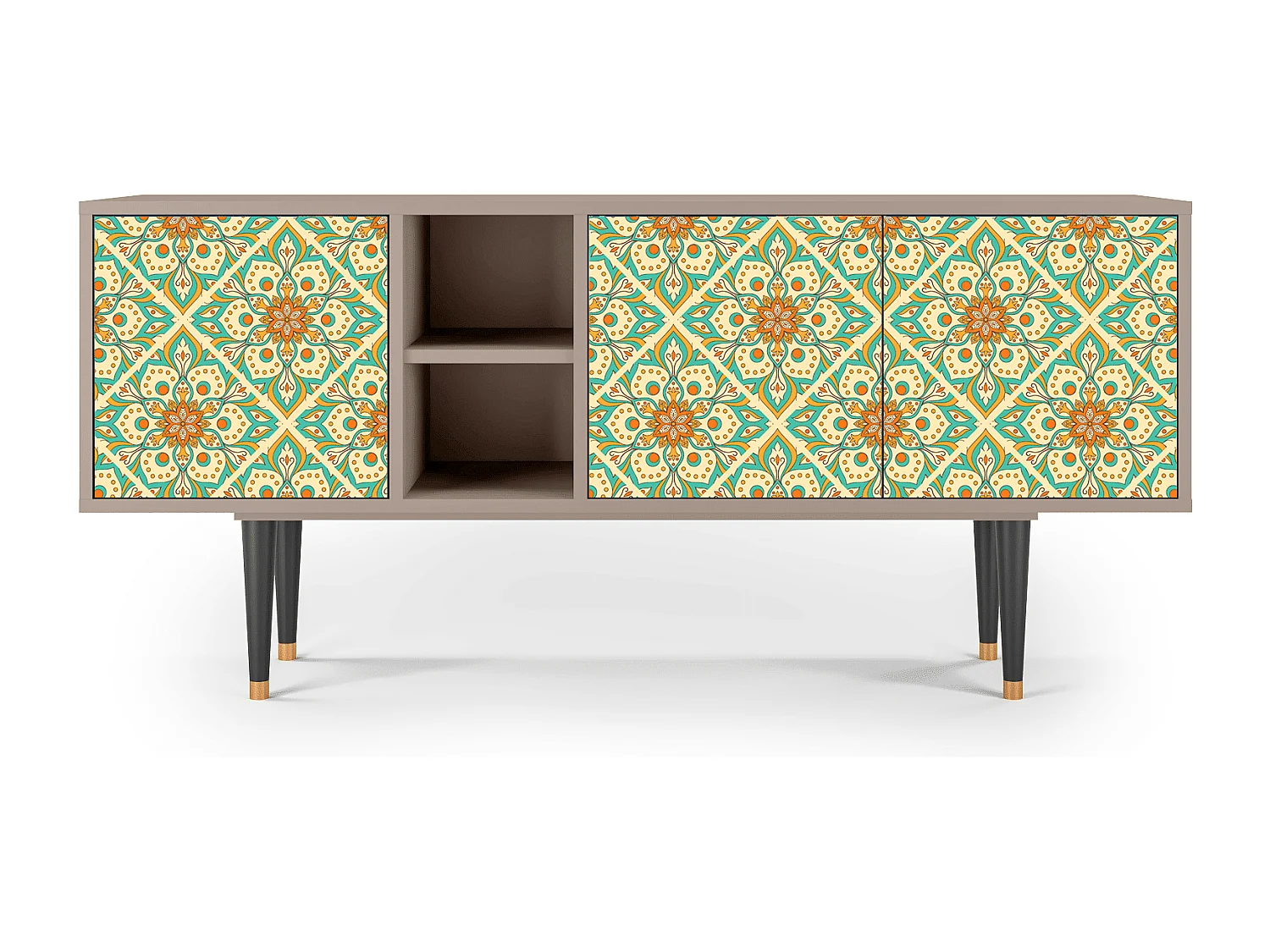 Mobile TV - 150х69х41 cm - T5 - Hindu Daisy, Latte