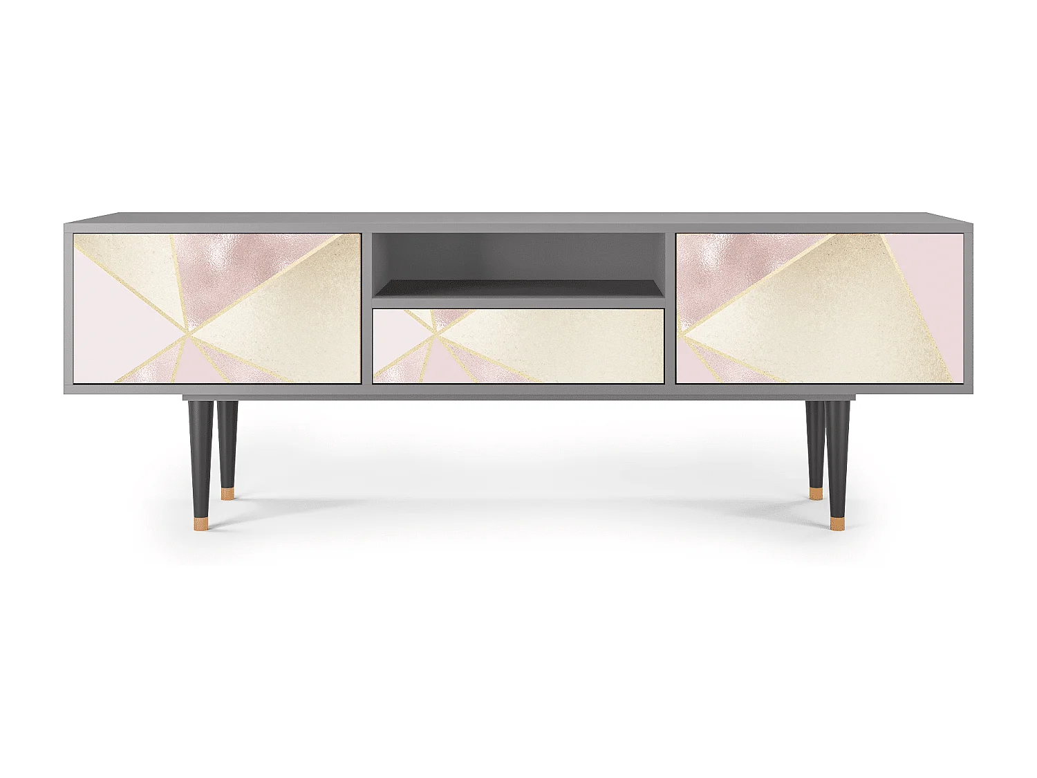 Meuble TV - 170х59х41 cm - T6 - Cosmopolitan Diva, Gris