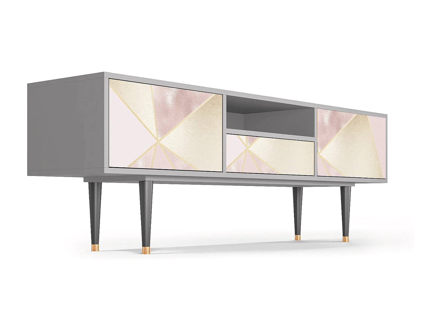 TV-Möbel - 170х59х41 cm - T6 - Cosmopolitan Diva, Grau