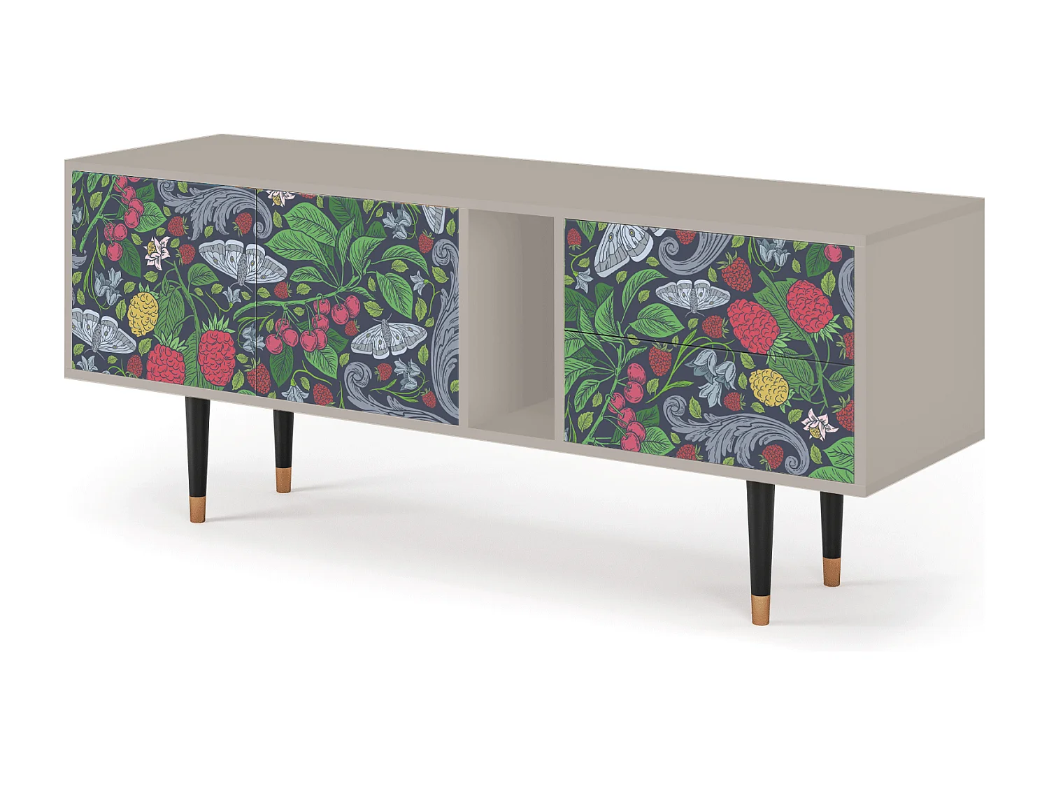 Mueble de TV - 170х69х48 cm - T1 - Summer Berries, Areia