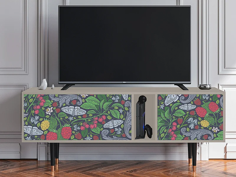 Mueble de TV - 170х69х48 cm - T1 - Summer Berries, Areia