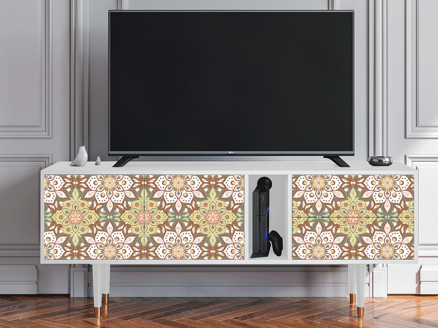 TV-Möbel - 170х69х48 cm - T1 - Chinese Tea, Weiß