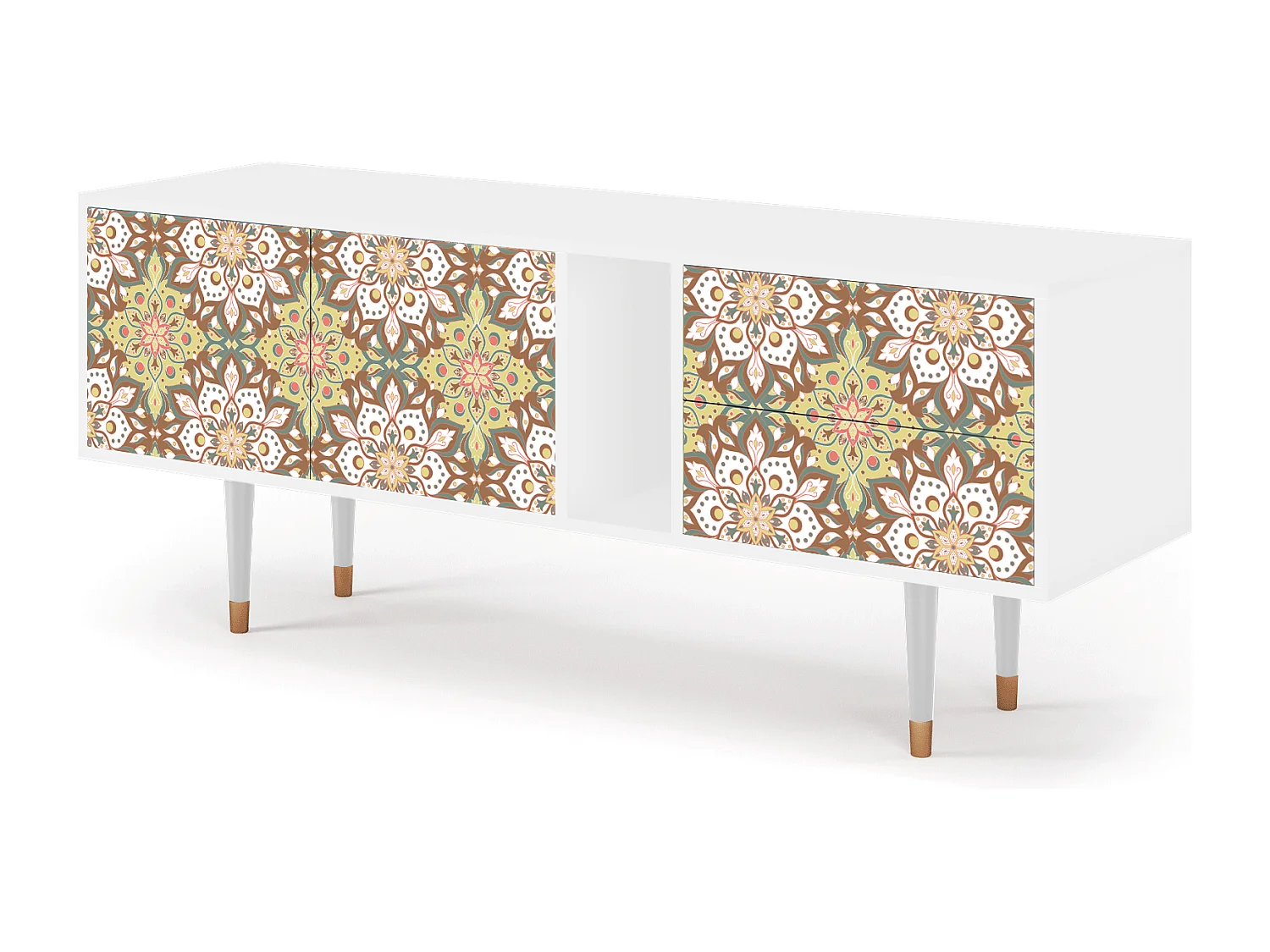 TV-Möbel - 170х69х48 cm - T1 - Chinese Tea, Weiß