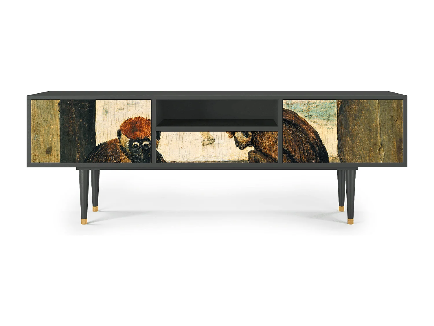 Meuble TV - 170х59х41 cm - T6 - Two Monkeys, Anthracite