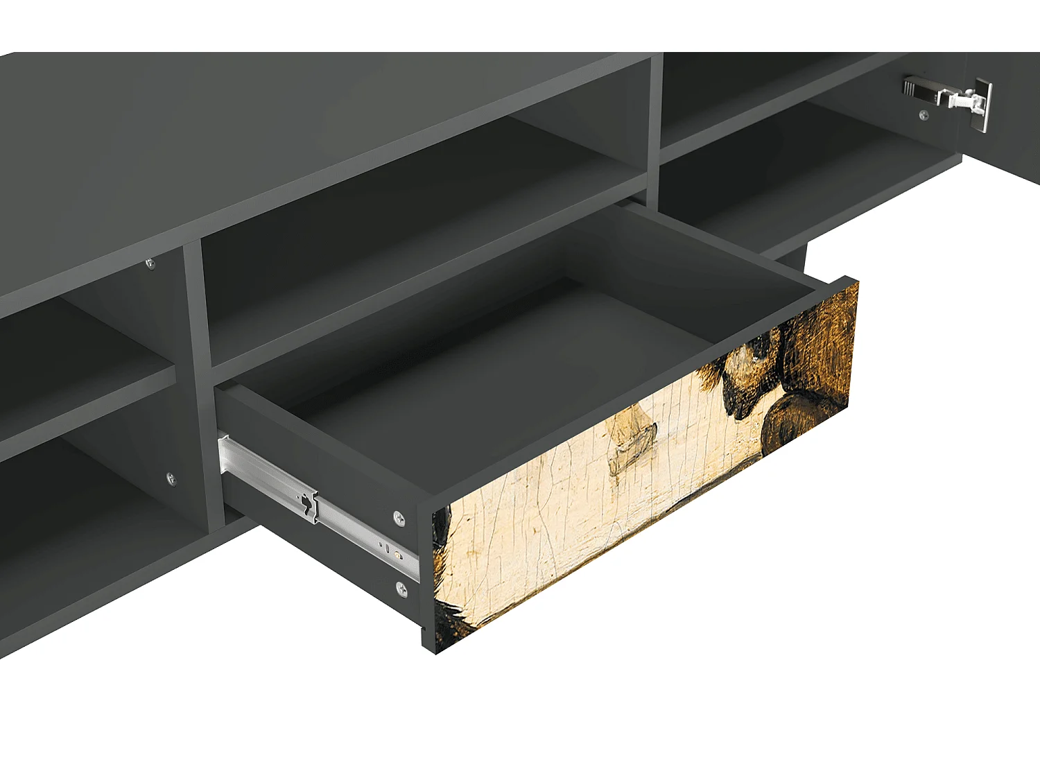 Meuble TV - 170х59х41 cm - T6 - Two Monkeys, Anthracite