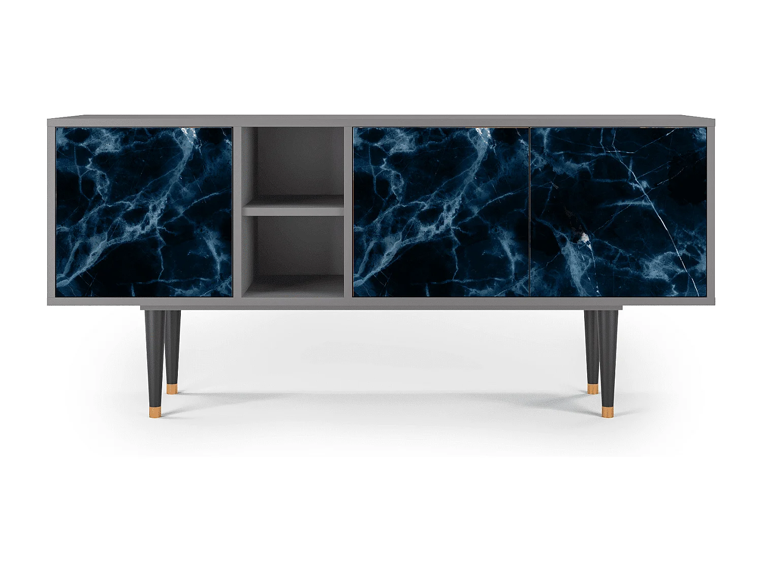 Meuble TV - 150х69х41 cm - T5 - Deep Ocean, Gris