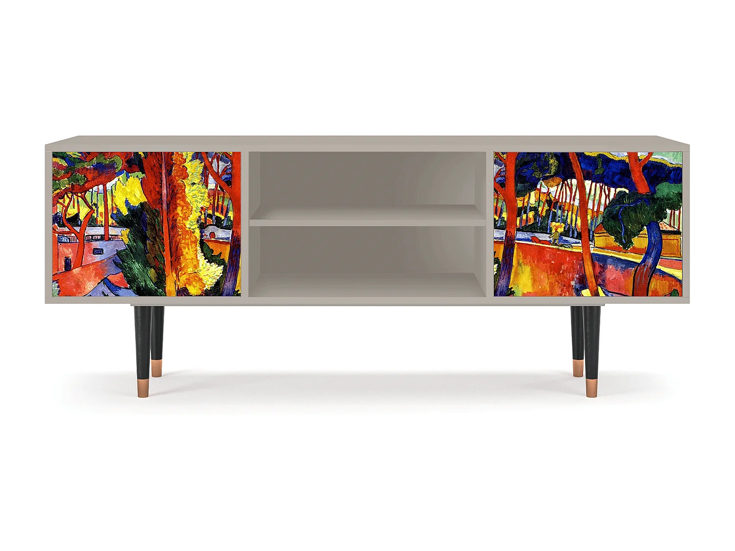 Mobile TV - 170х69х48 cm - T2 - The Turning Road, Sabbia