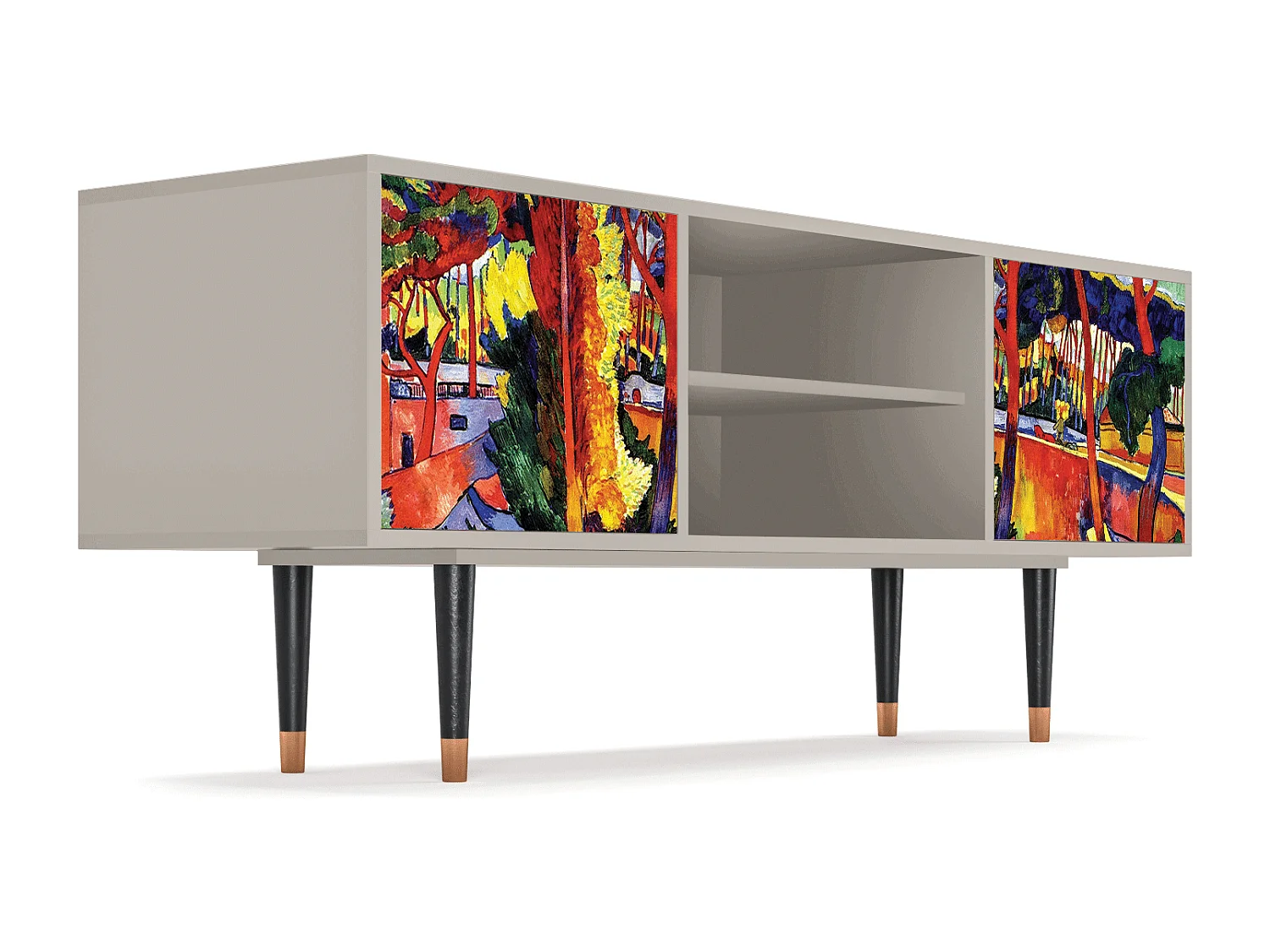 Mobile TV - 170х69х48 cm - T2 - The Turning Road, Sabbia