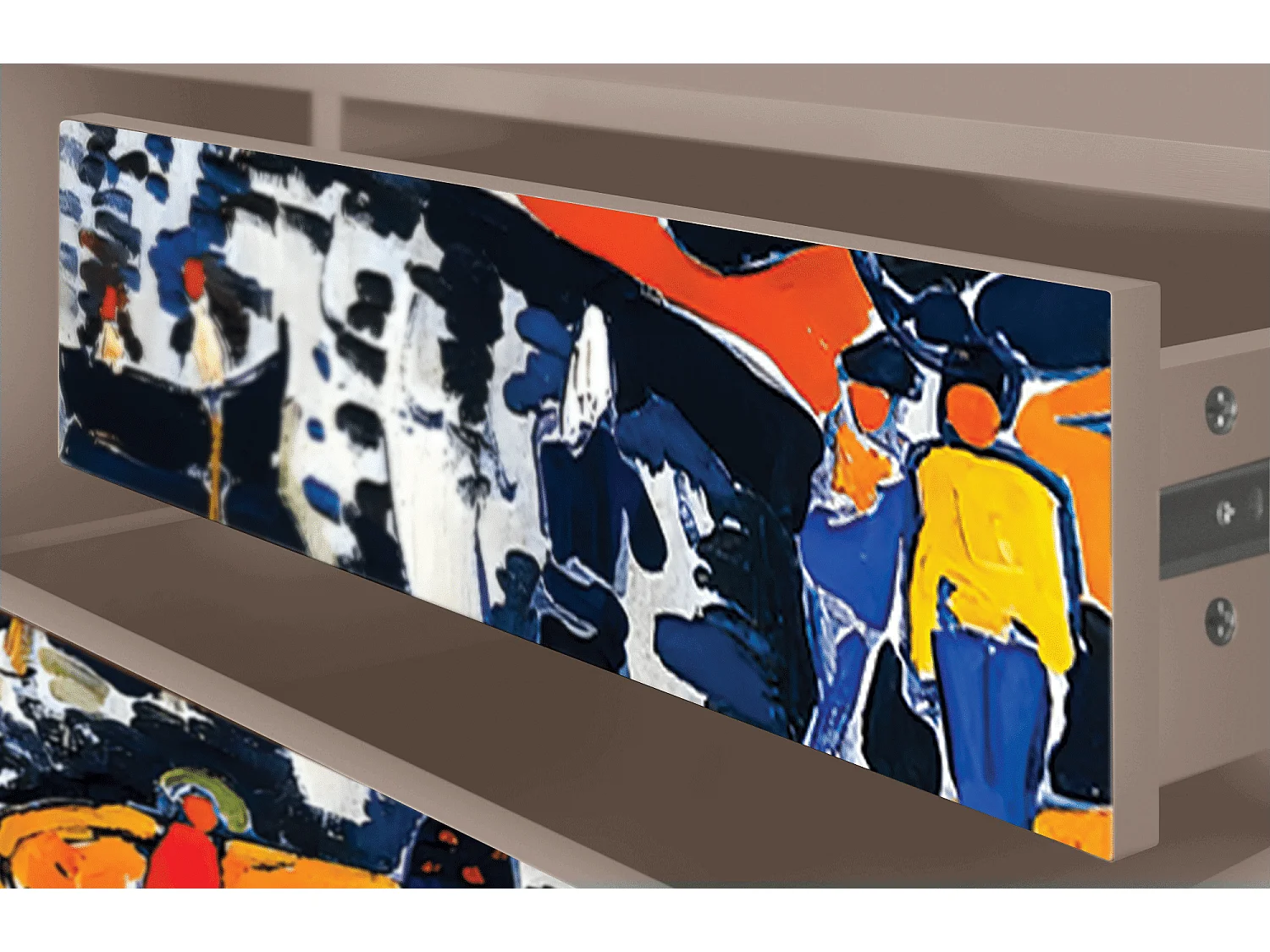 Meuble TV - 170х59х48 cm - T4 - Le Séchage des voiles , Latte