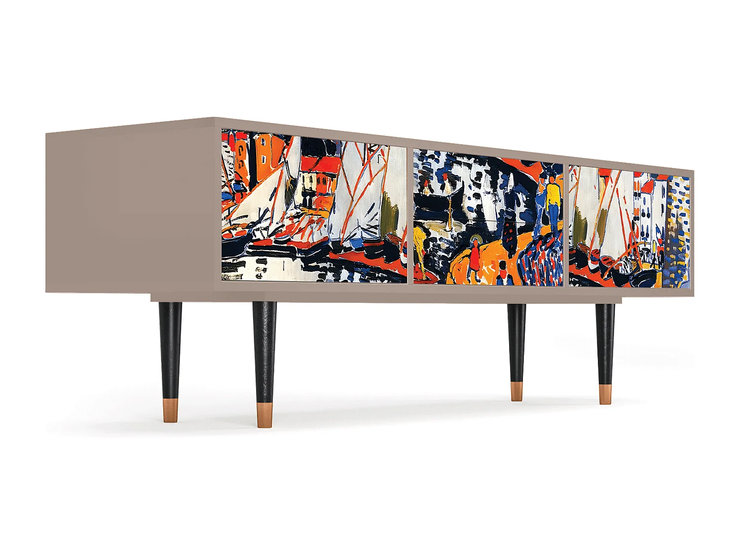 TV-Möbel - 170х59х48 cm - T4 - Le Séchage des voiles , Latte