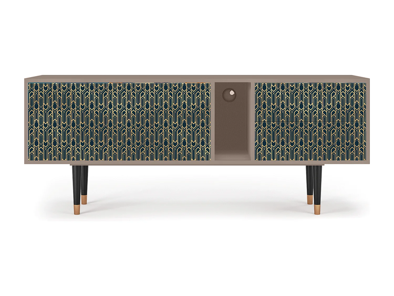 Mueble de TV - 170х69х48 cm - T1 - Golden Empire, Latte