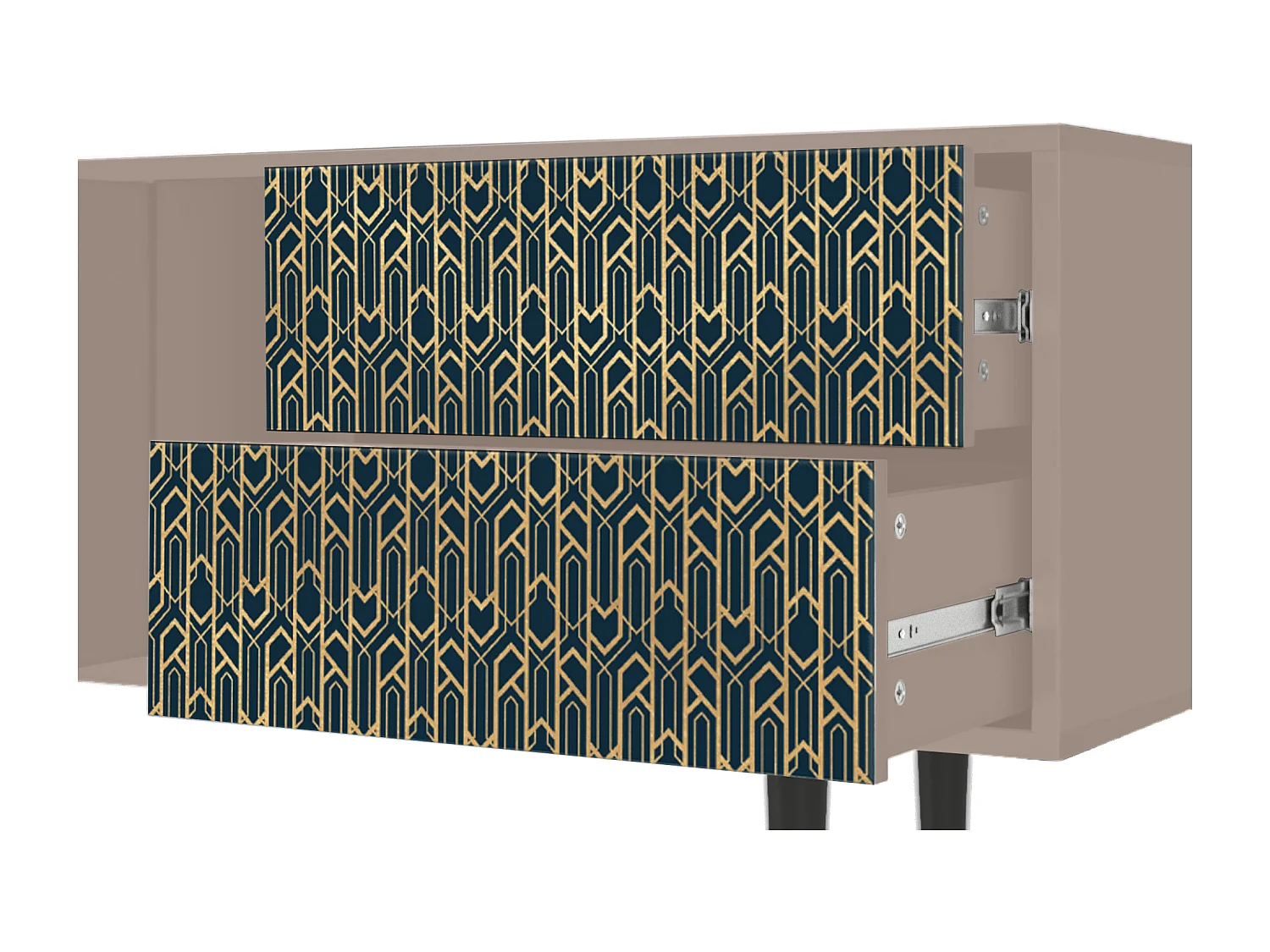 Mueble de TV - 170х69х48 cm - T1 - Golden Empire, Latte