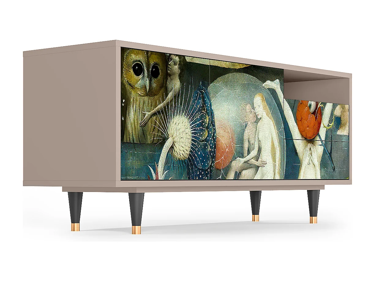 Mobile TV - 125х56х41 cm - T7 - The Garden Of by Bosch, Latte