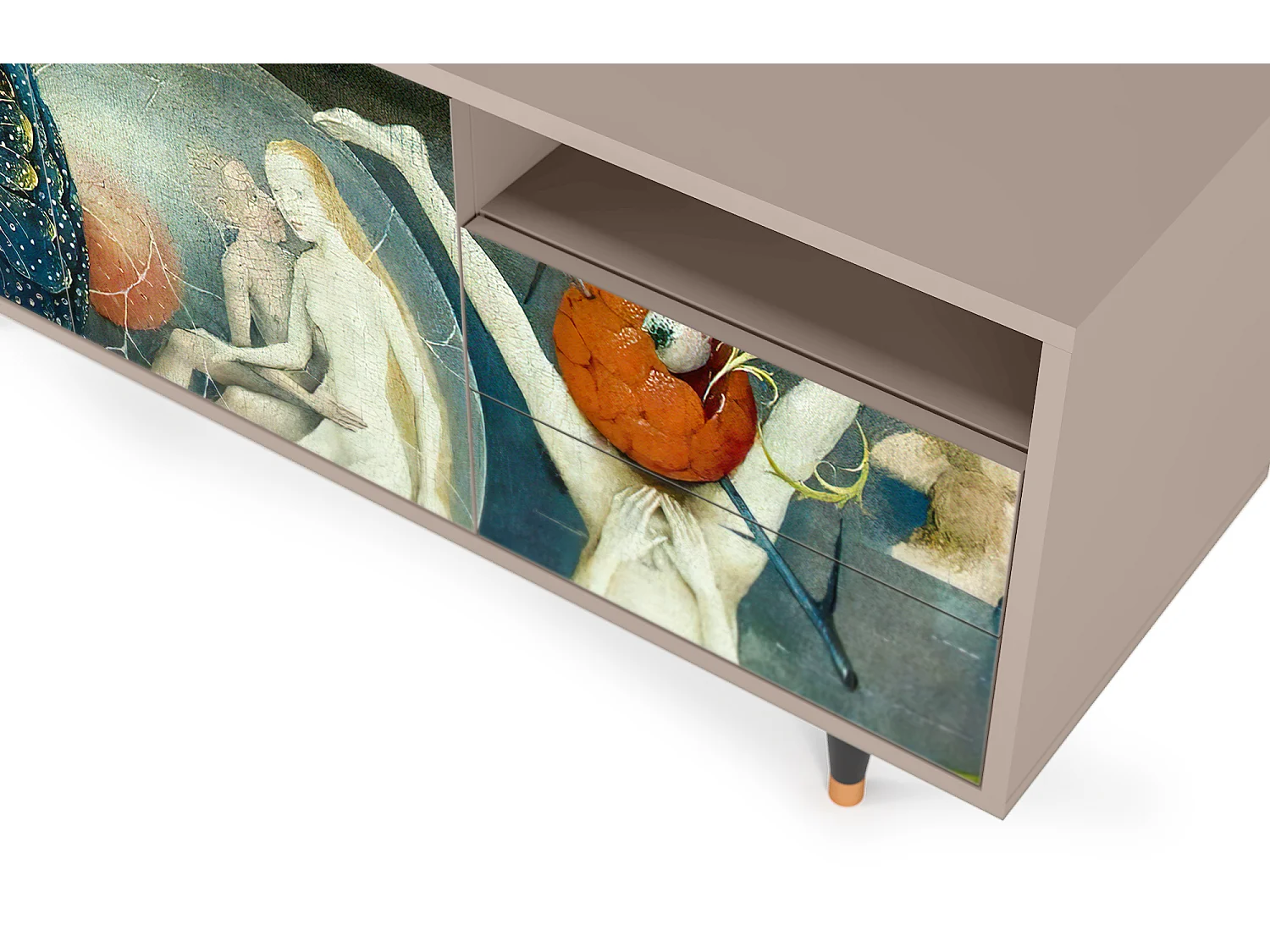 Mobile TV - 125х56х41 cm - T7 - The Garden Of by Bosch, Latte