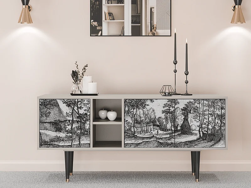 TV-meubel - 150х69х41 cm - T5 - Village Road, Zand