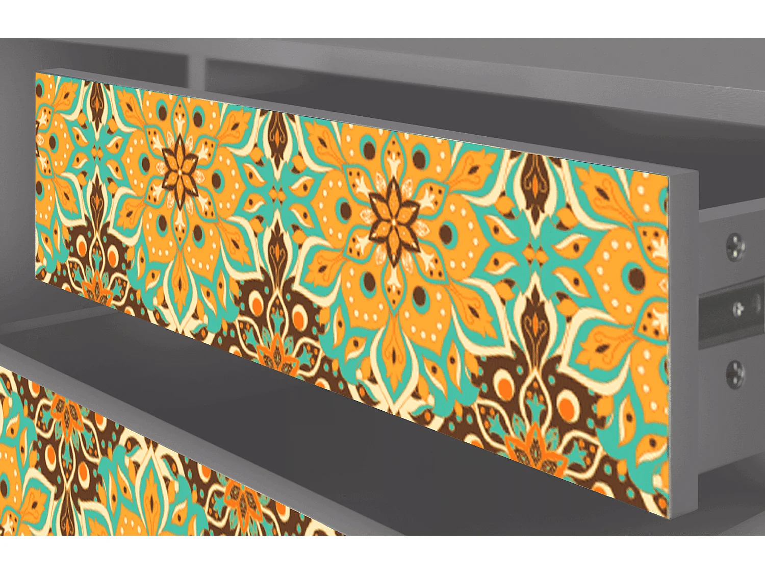 Mobile TV - 170х59х48 cm - T4 - Indian Spices, Grigio