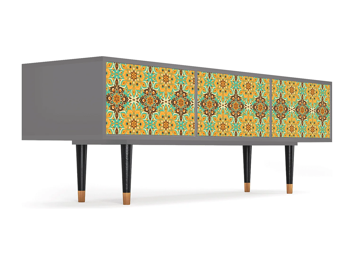 TV-meubel - 170х59х48 cm - T4 - Indian Spices, Grijs