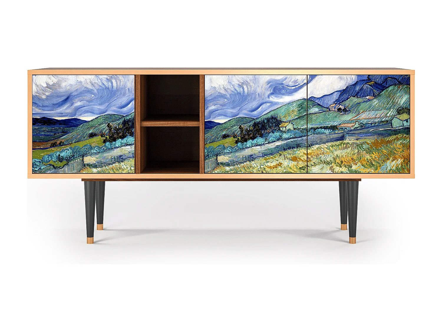 TV-meubel - 150х69х41 cm - T5 - Landscape, Walnoot