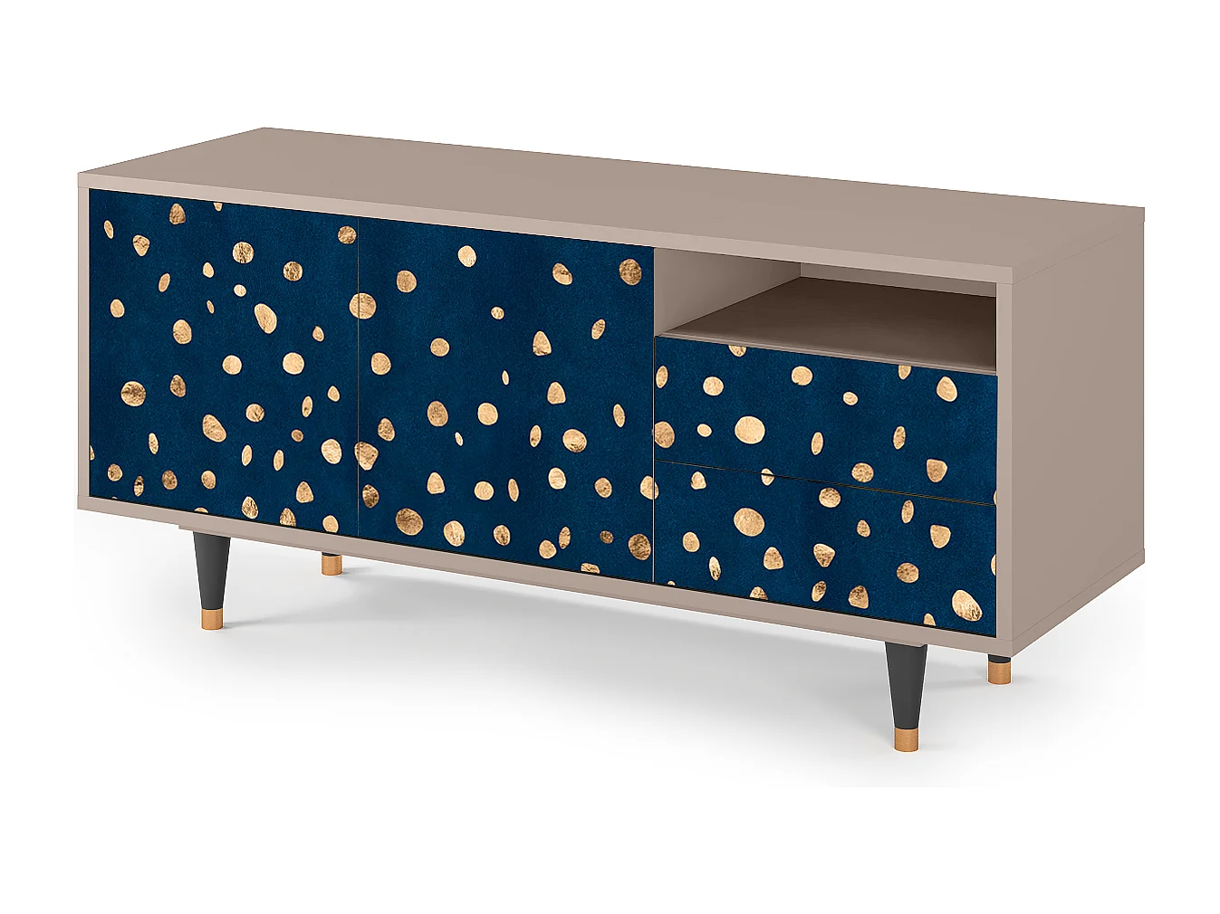 Mobile TV - 125х56х41 cm - T7 - Night Skies, Latte