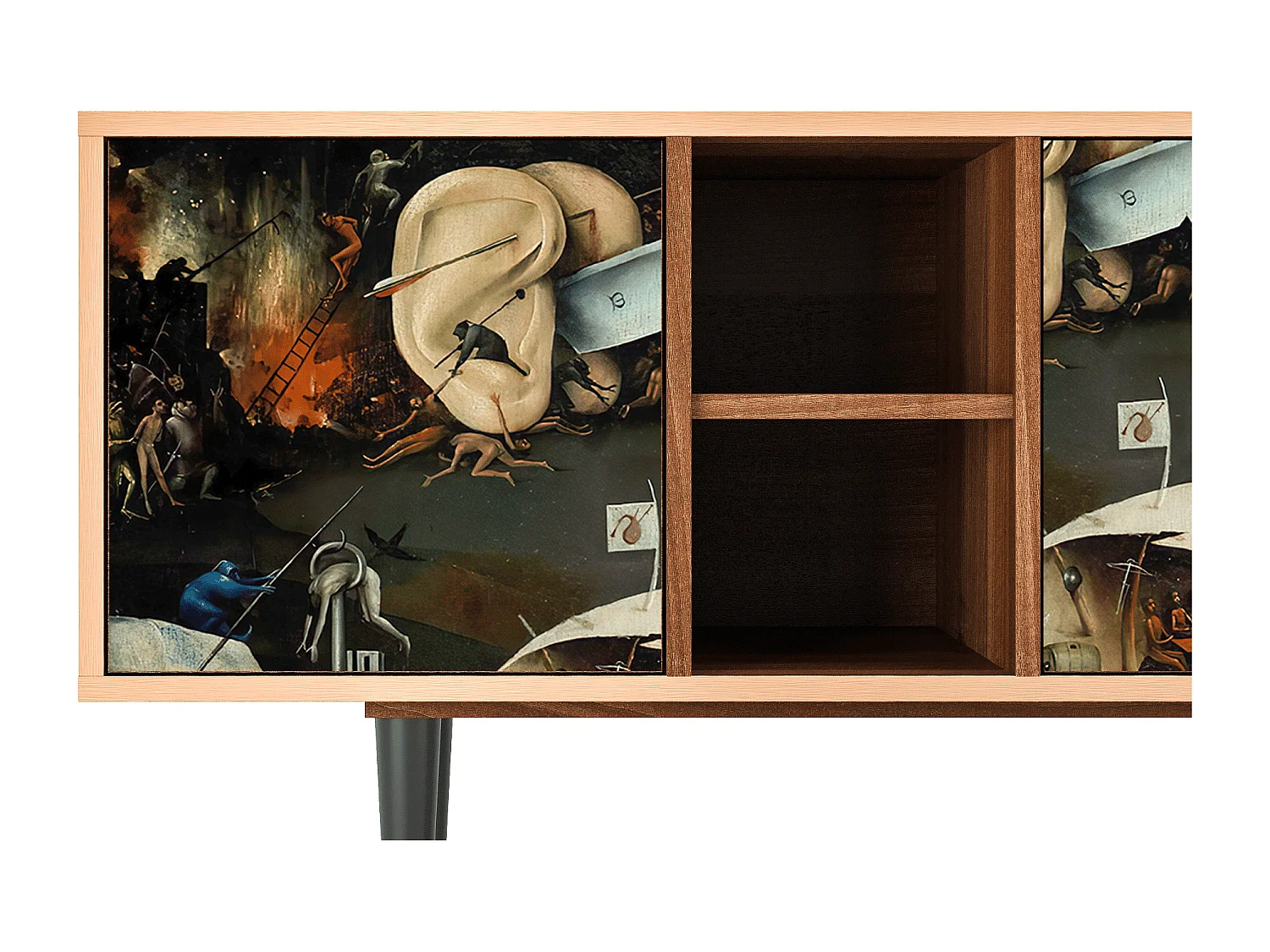 Meuble TV - 150х69х41 cm - T5 - The Garden 2, Noyer