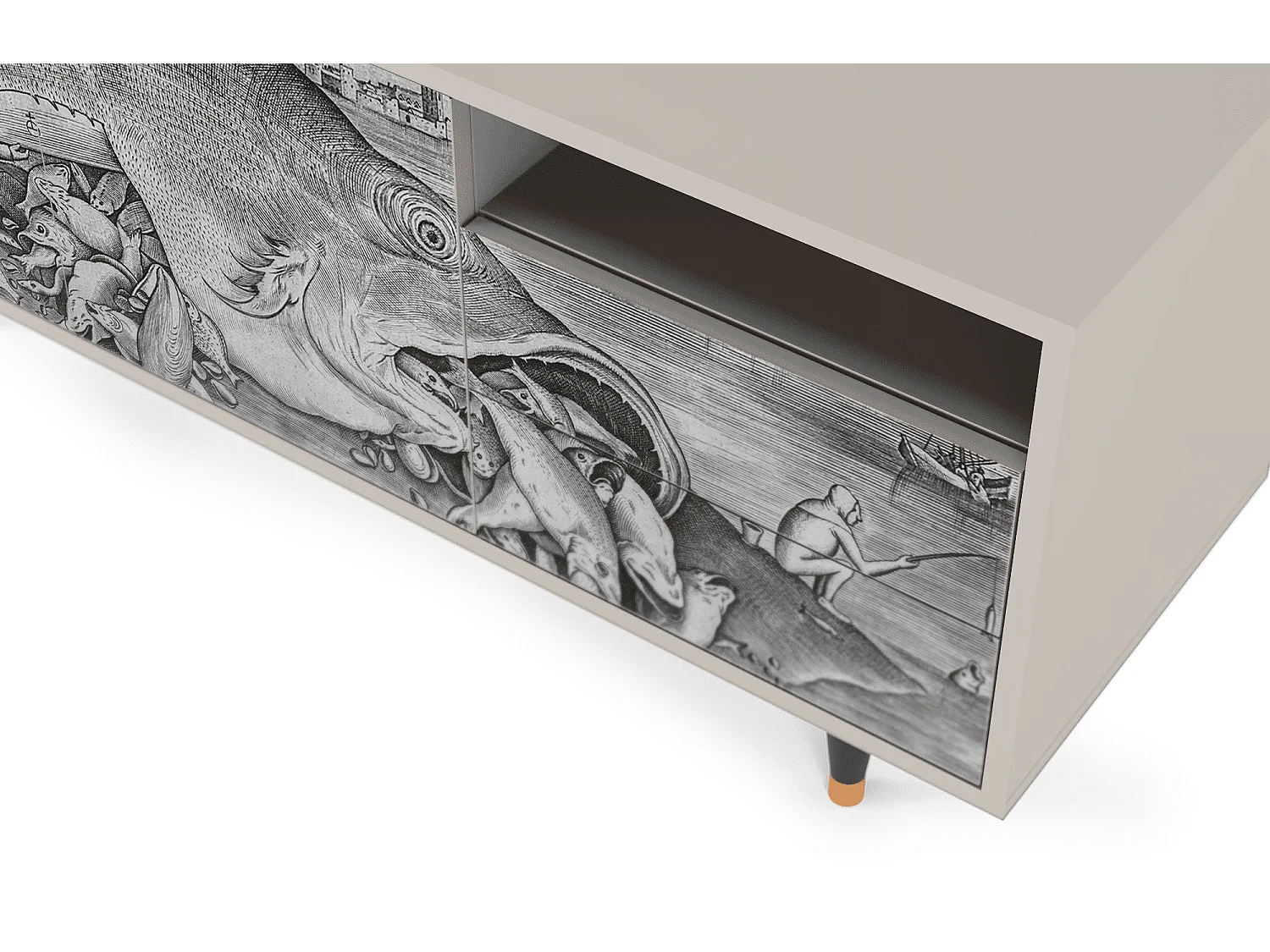 Mueble de TV - 125х56х41 cm - T7 - Big Fish Eat Little, Arena