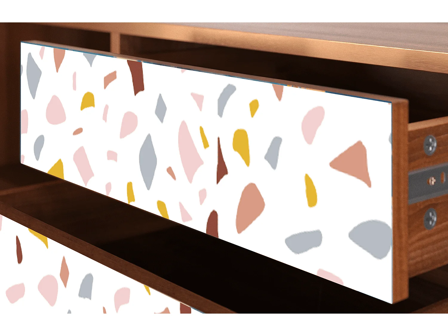 TV-meubel - 170х59х48 cm - T4 - Marmelade Cheese, Walnoot