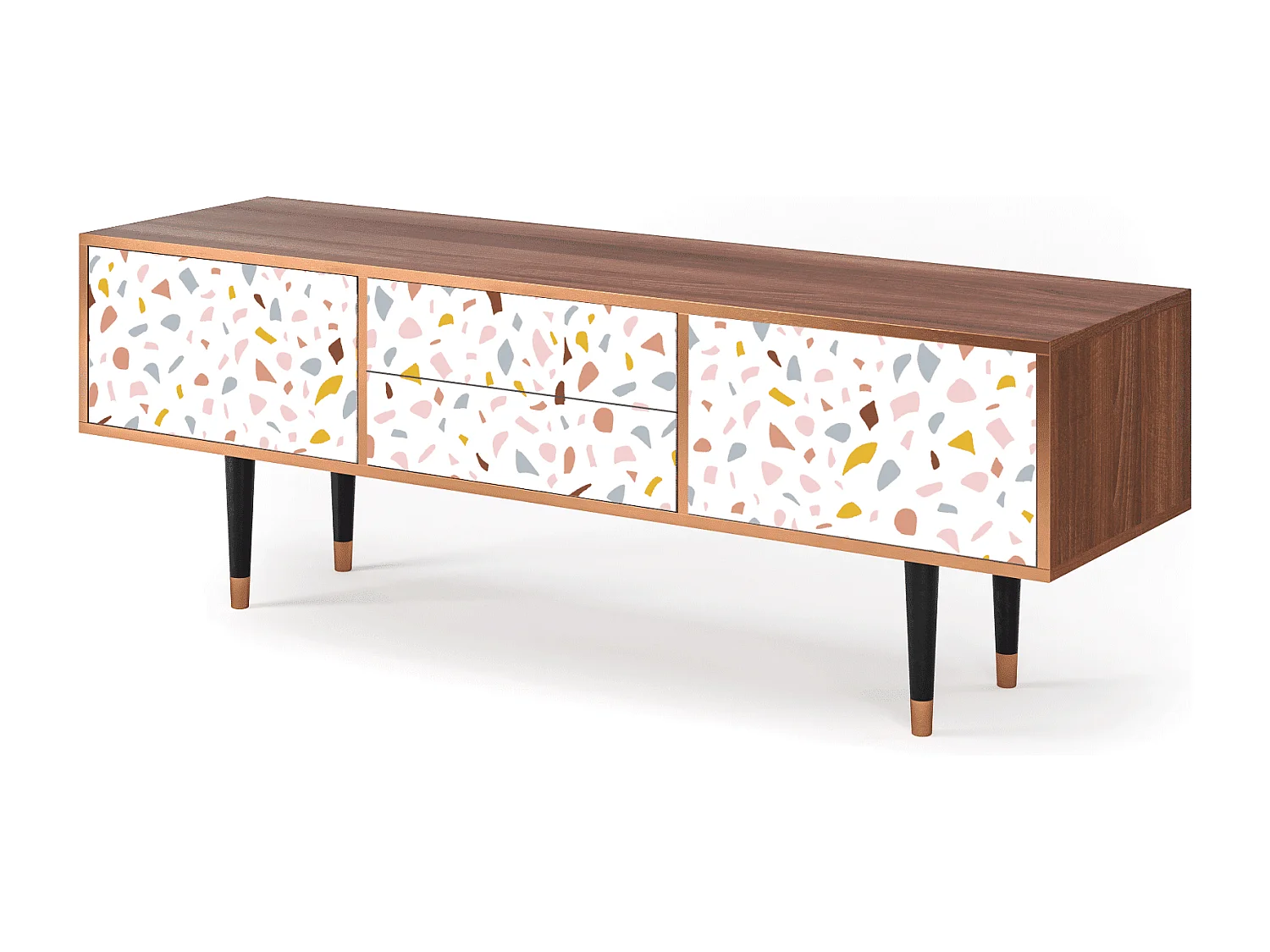 Mueble de TV - 170х59х48 cm - T4 - Marmelade Cheese, Nogal