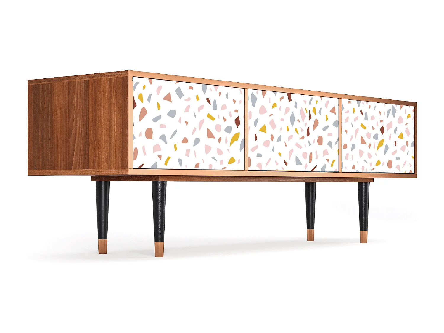 Mueble de TV - 170х59х48 cm - T4 - Marmelade Cheese, Nogal