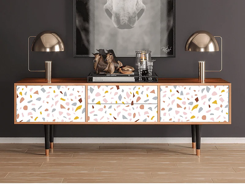 Mueble de TV - 170х59х48 cm - T4 - Marmelade Cheese, Nogal