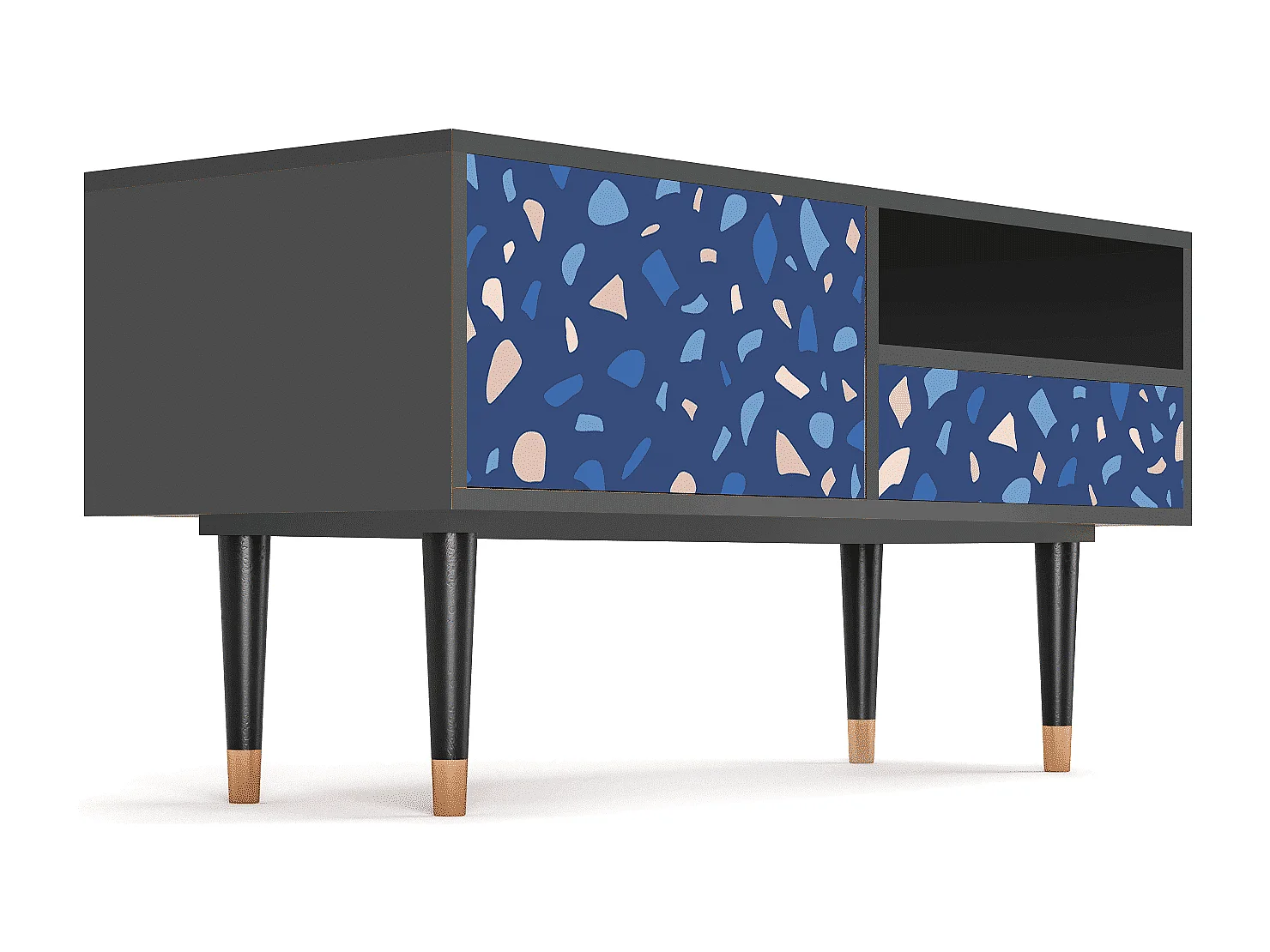 Mueble de TV - 115х59х48 cm - T3 - Soap Whirpool, Antracite