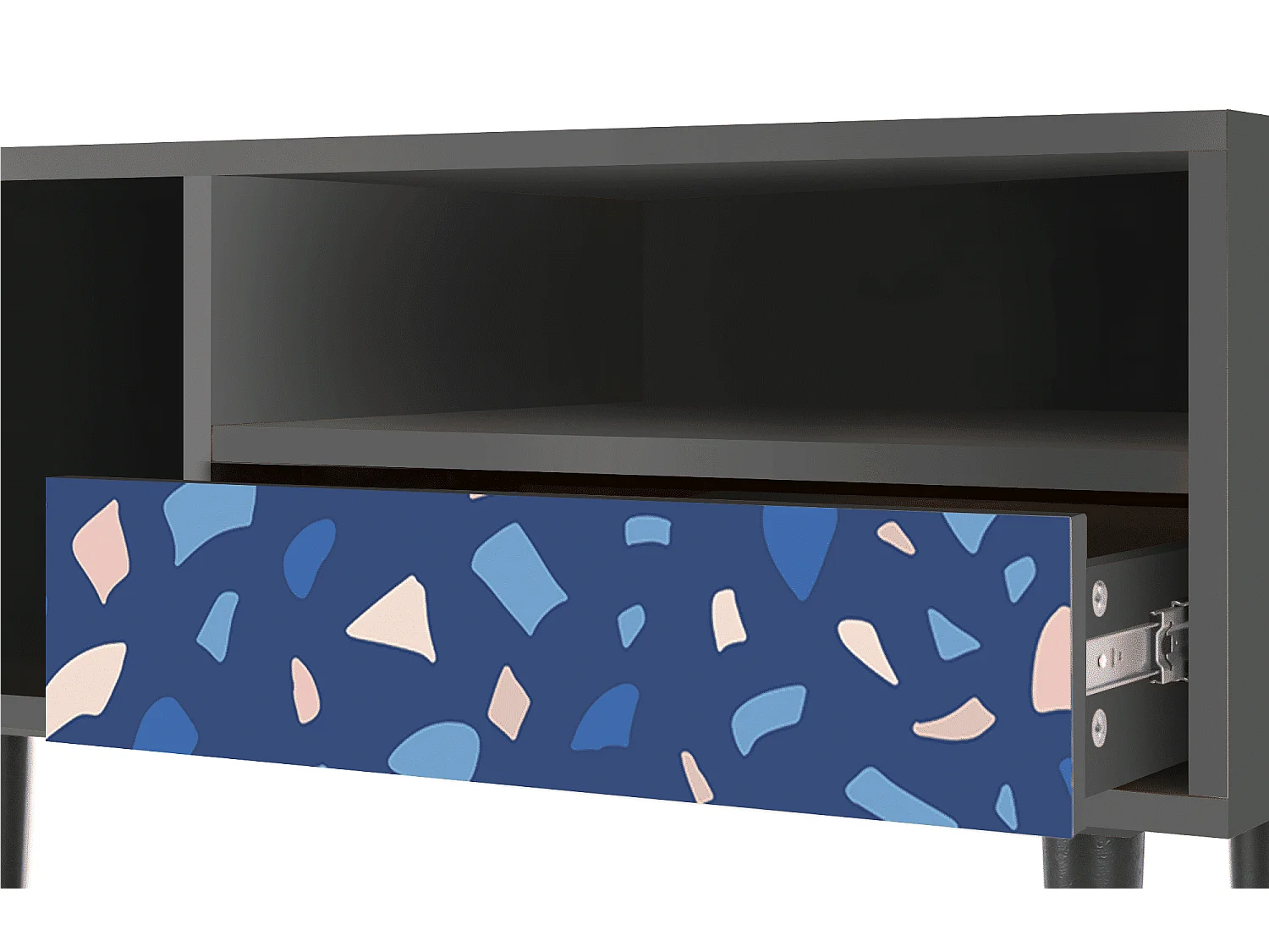 Meuble TV - 115х59х48 cm - T3 - Soap Whirpool, Anthracite