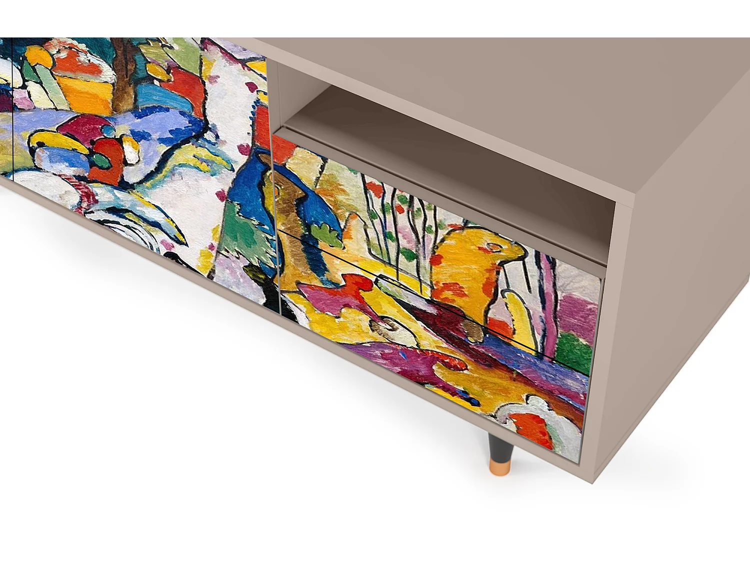 TV-meubel - 125х56х41 cm - T7 - Improvisation 26  , Latte