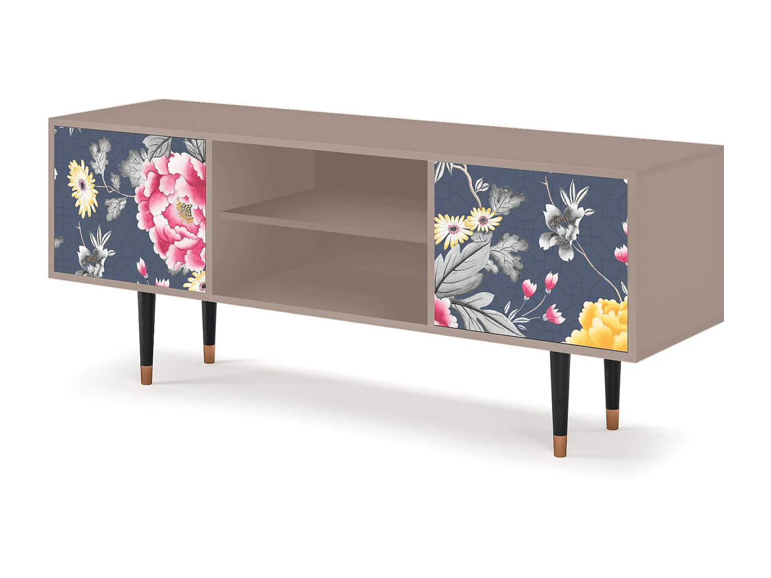 TV-meubel - 170х69х48 cm - T2 - Dark Flower Bed, Latte