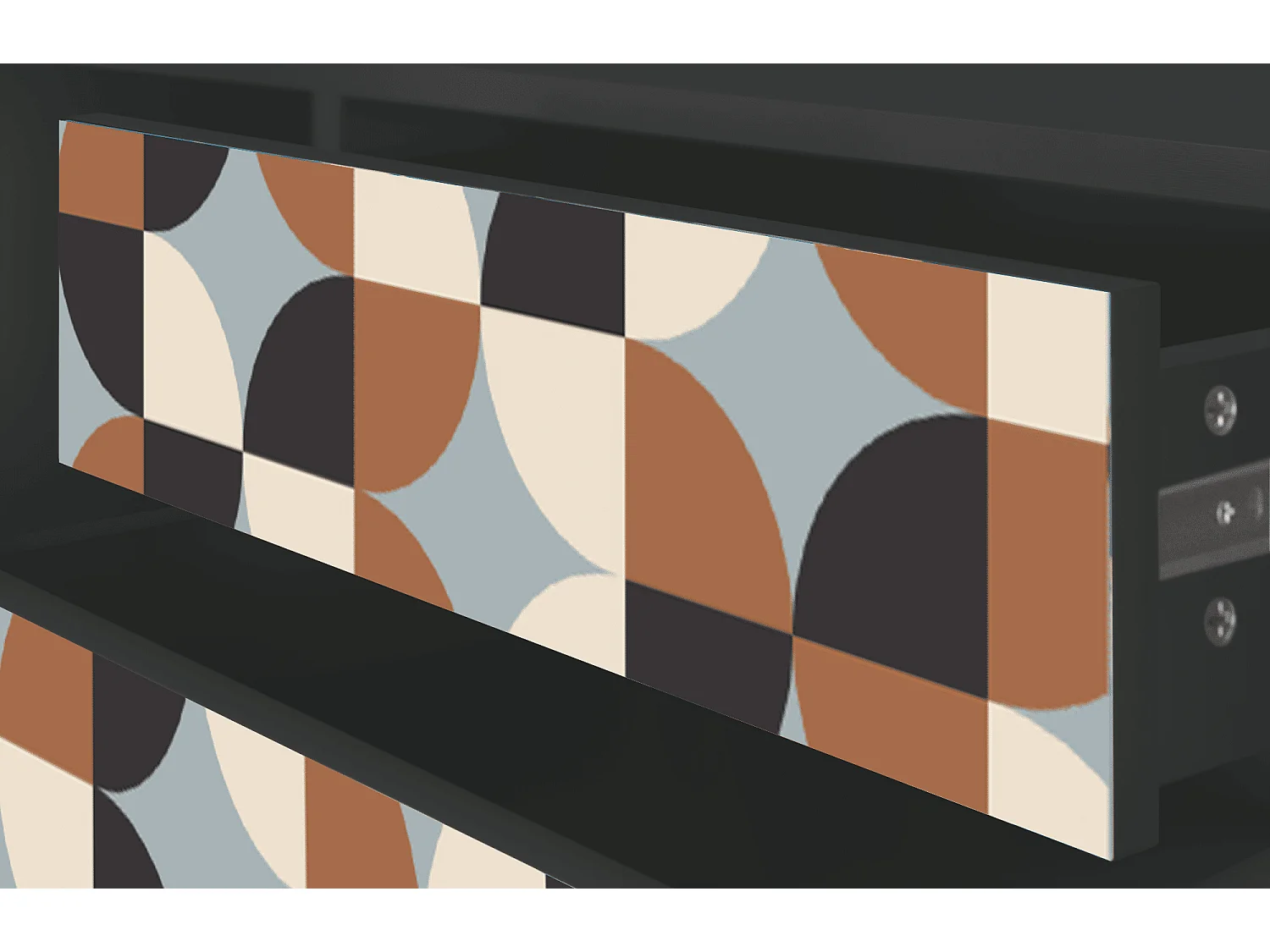 Meuble TV - 170х59х48 cm - T4 - Brown Sensation, Anthracite