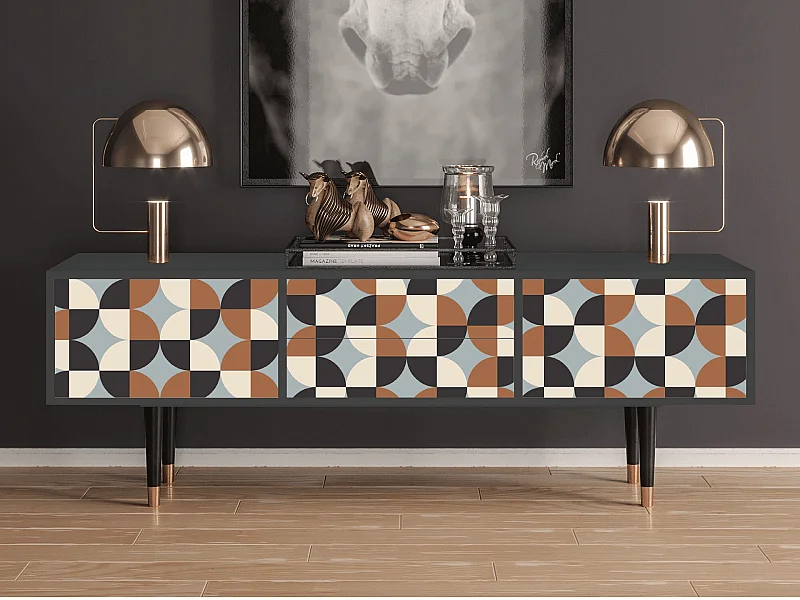 TV-Möbel - 170х59х48 cm - T4 - Brown Sensation, Anthrazit