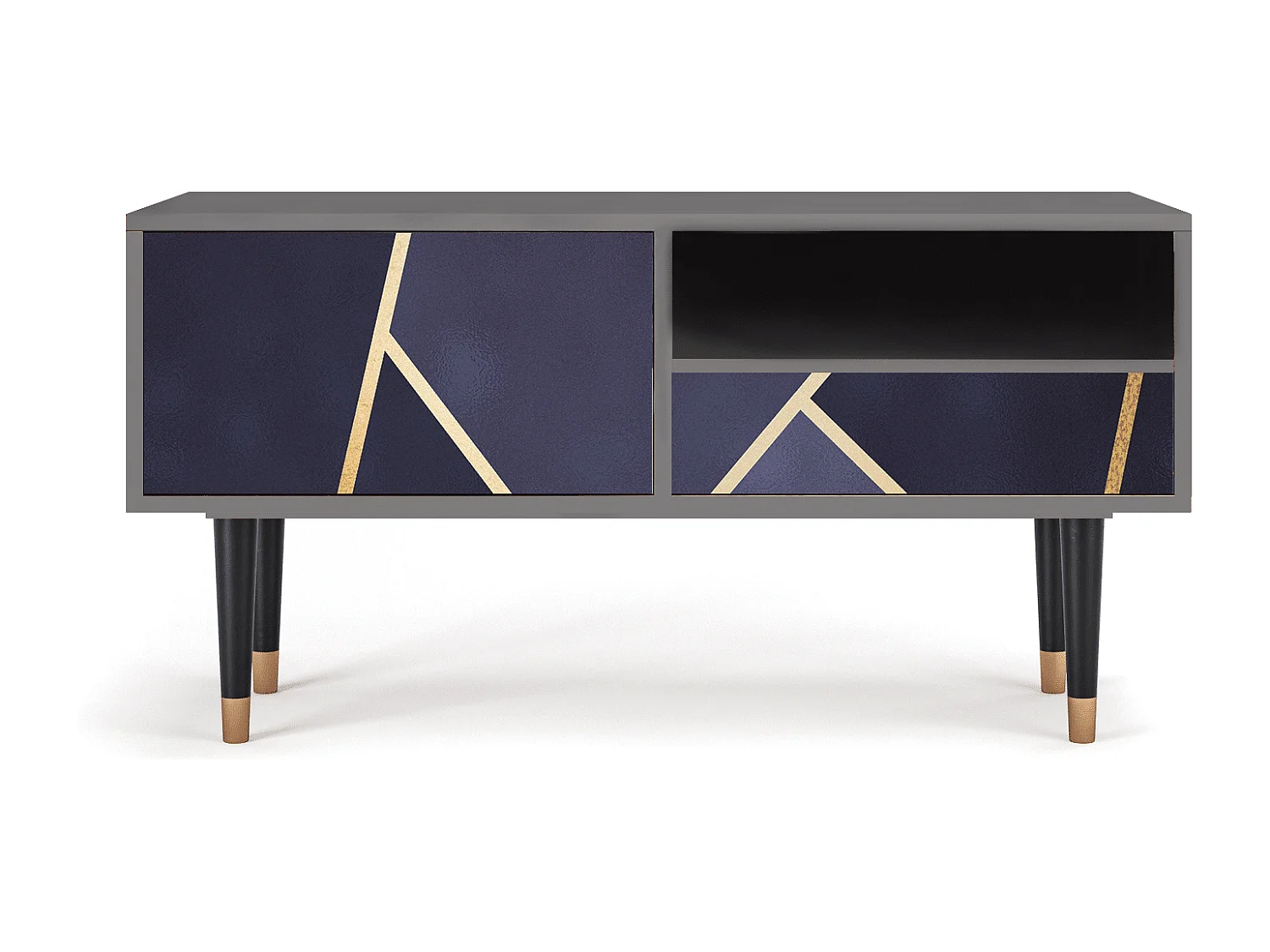 TV-Möbel - 115х59х48 cm - T3 - The Amethyst, Grau