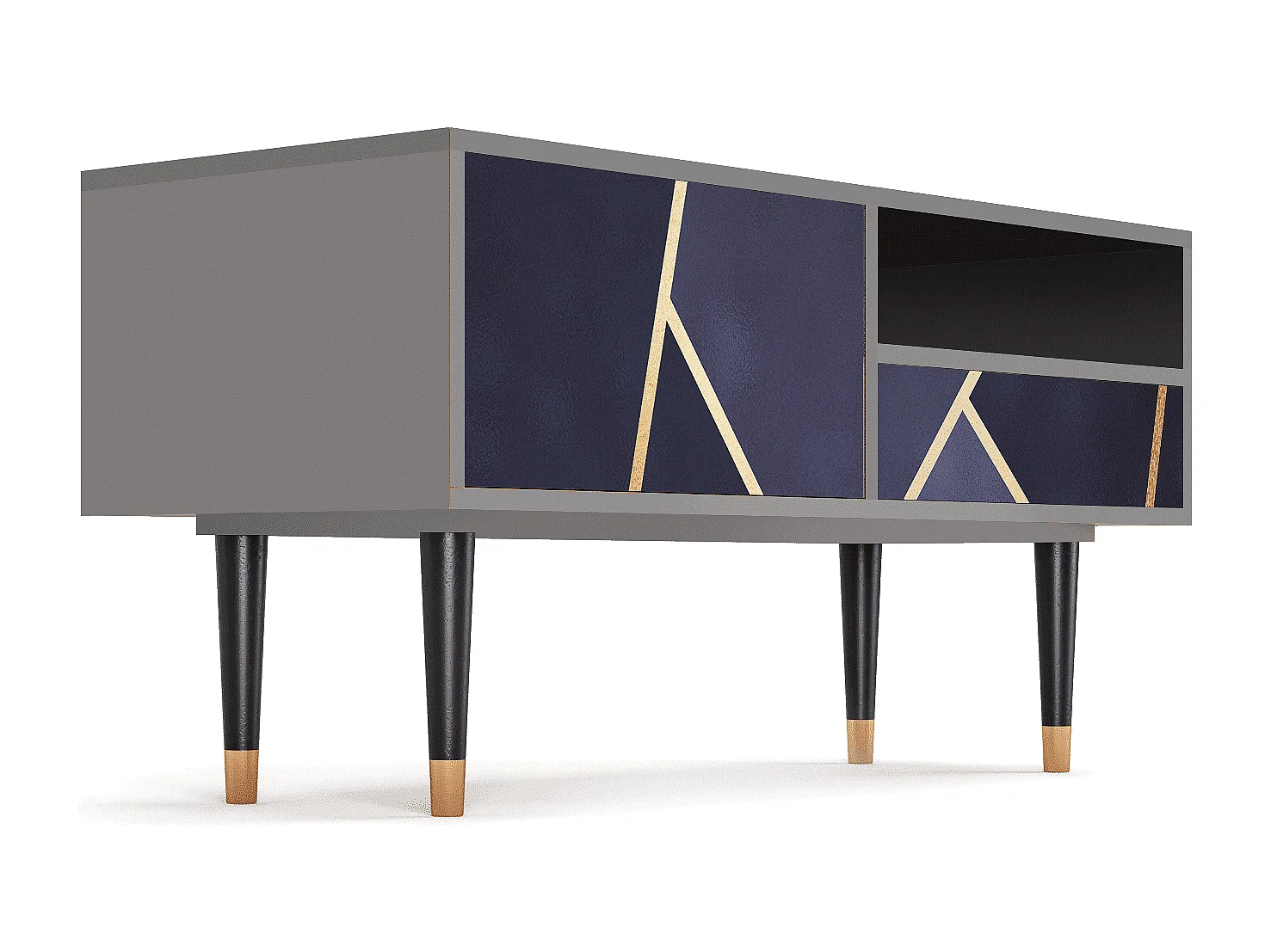 TV-Möbel - 115х59х48 cm - T3 - The Amethyst, Grau