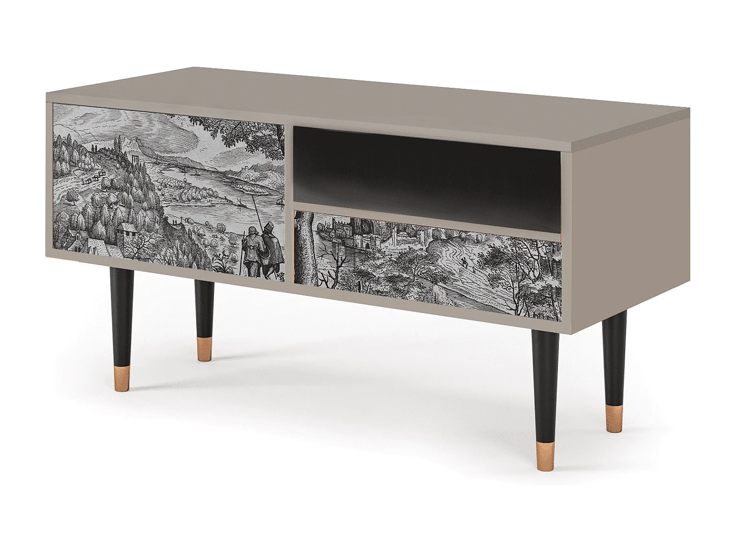 TV-Möbel - 115х59х48 cm - T3 - Milites Requiescentes, Sand